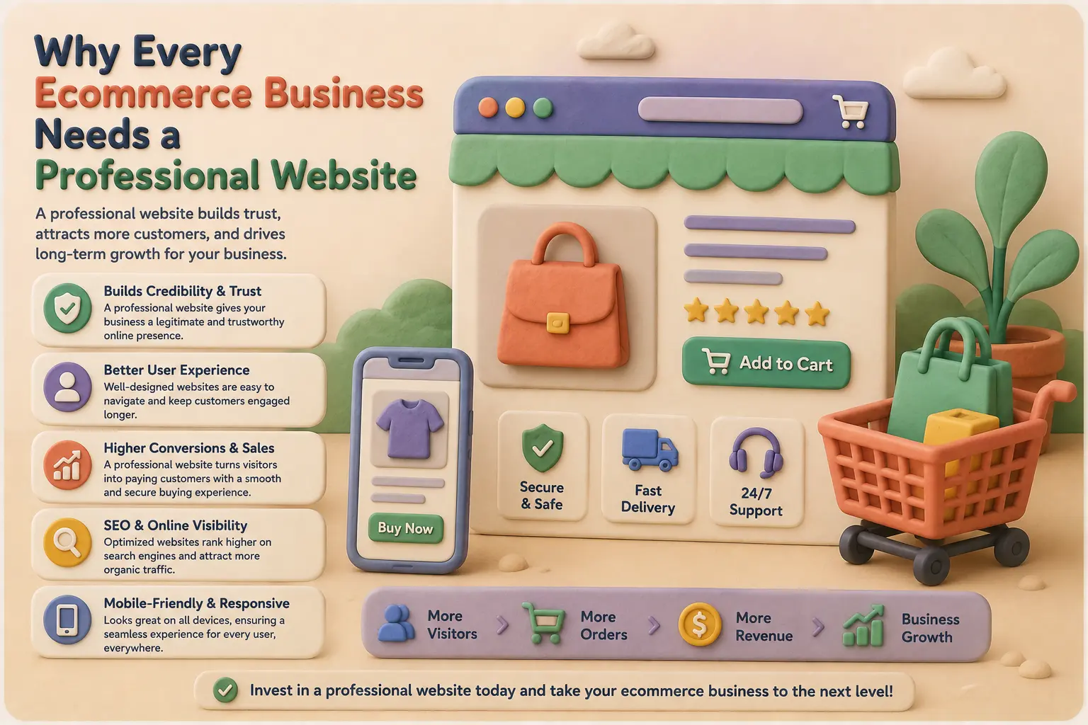 Why Every Ecommerce Business Needs a Professional Website